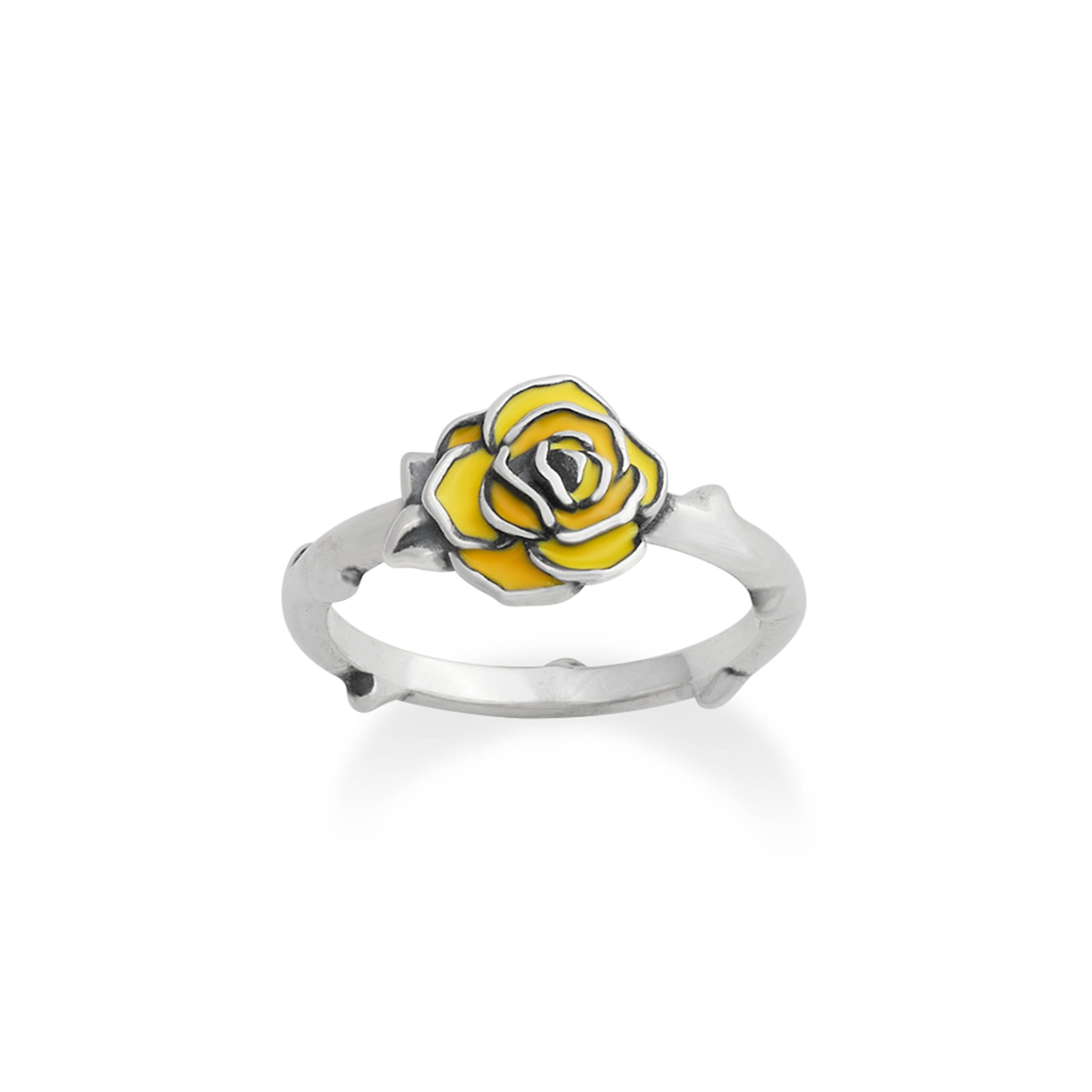 Enamel Consuela Yellow Rose Ring - Image 2